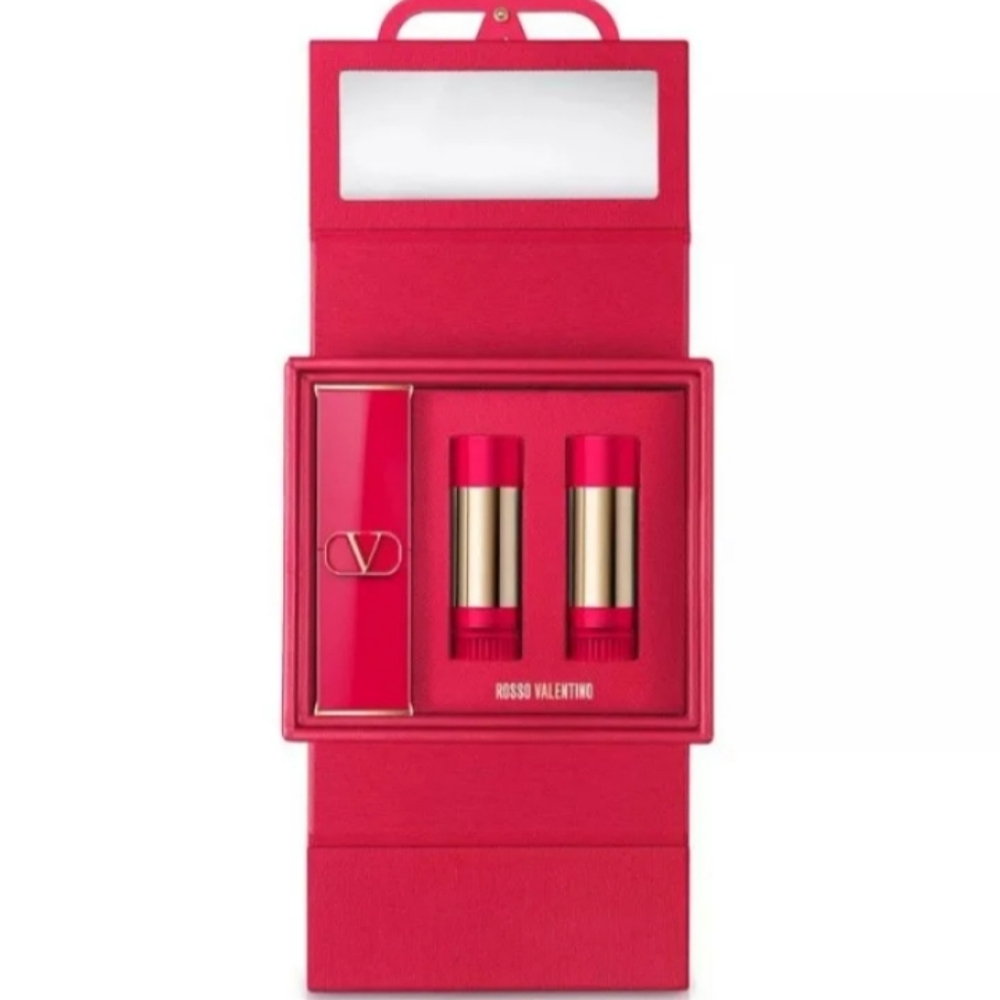 Valentino Rosso Lipstick Set in Red and Gold - Picture 7 of 7